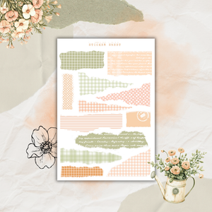 cottage charm sticker sheet