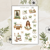 spring whispers sticker sheet