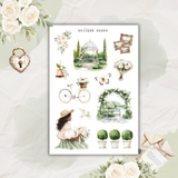 summer chateau sticker sheets, summer sticker