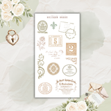 summer chateau sticker sheets, summer sticker