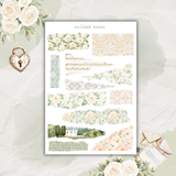 summer chateau sticker sheets, summer sticker