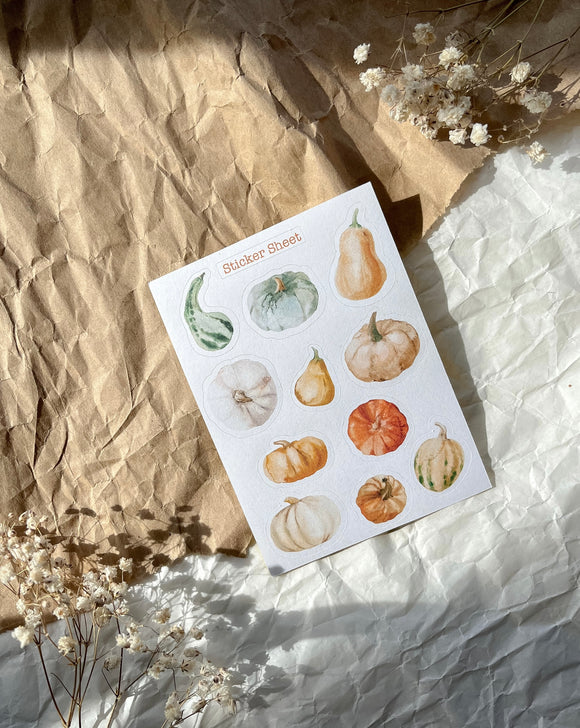 Pumpkin mini sticker sheet✨