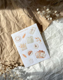 Cozy day in Autumn Sticker sheet, Fall Sticker sheet
