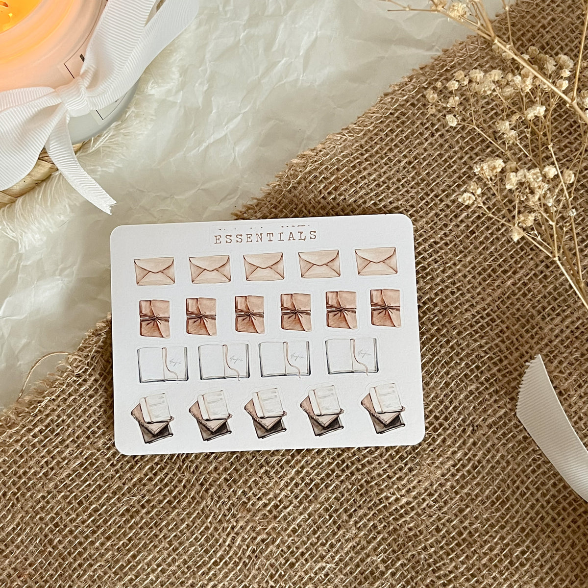 essentials sticker sheet