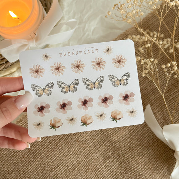 wildflower essentials sticker sheet