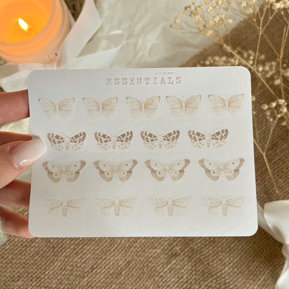 soft butterfly essentials sticker sheet