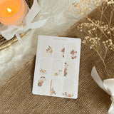 flower tags sticker sheet