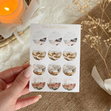 landscape dots sticker sheet