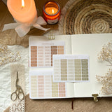 days of the week planner essentials sticker sheet