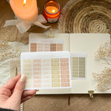 days of the week planner essentials sticker sheet