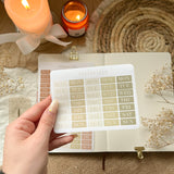 days of the week planner essentials sticker sheet