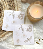 Vintage botanicals sticker sheet for journaling and penpaling