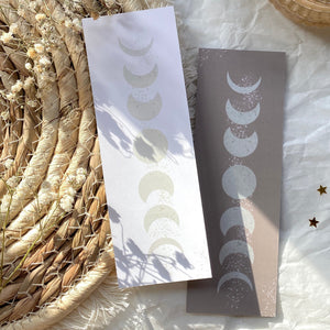 Moonphases bookmark set